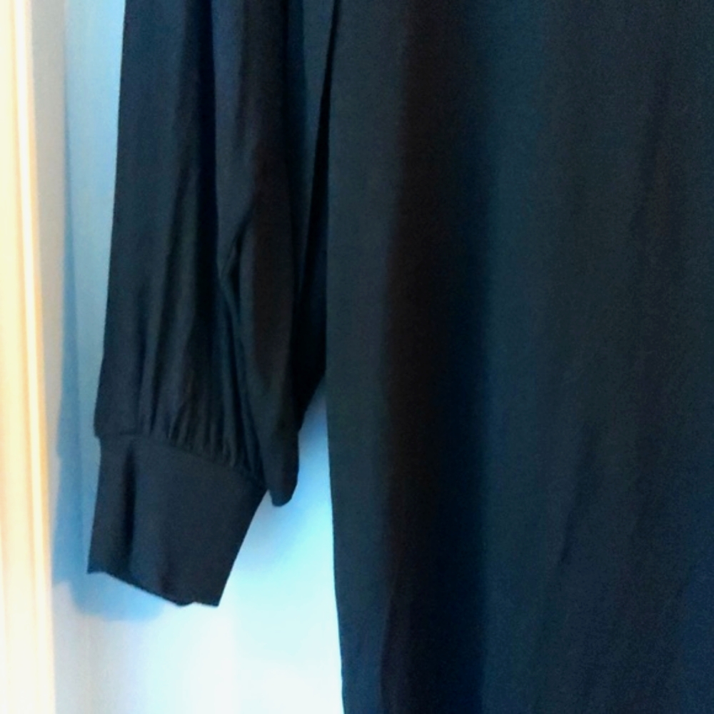 STELLA MCCARTNEY💥New💥🥳HOST PICK🥳Black Flutter Sleeve Dress - Picture 10 of 12